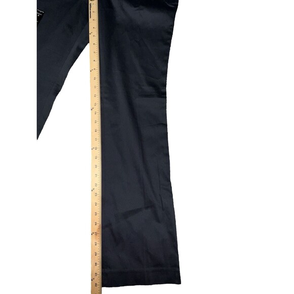 NWT Banana Republic Women's Sz 6 Martin Fit Grey Ribbed Flare Pants Stretch - Picture 3 of 6